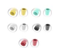 5 Pairs IEM Ear Tips for KZ ZS10 Pro in Ear Monitors, KBEAR 07 Silicone Earbuds Eartips for KZ ZAR CCA CRA Moondrop Chu CCZ Melody DC02 MC02 DC03 DC01-PRO KBEAR KS1 TANGZU Wan'er (Multicolor, 5 Sizes)