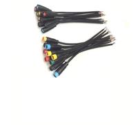 5 Pairs M8 6 Pin DC Connectors Male Female For E-Bike Battery, 15cm Black Waterproof Cable Wire Harness For Scooter Motor