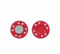 5 Pairs Magnetic Buttons Invisible Metal Button Sewing Supplies for Jacket Coat Cardigan Bag Handmade DIY Sewing Snap Buttons-Red-12.5mm