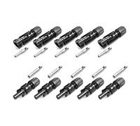 5 Pairs MC4 Male Coupling Connectors 10 mm² PV-KST4/10II & PV-KBT4/10II