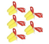 5 Pairs Noise Cancelling Soft Ear Plugs Foam Earplugs for Work Study Rest Construction Noise Reduction Earplug Reusable