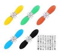 5 Pairs of Sweetcorn Forks, Corn on The Cob Holders, Corn on The Cob Skewers | Complete with Decorative Stickers, Ideal for Children or Parties