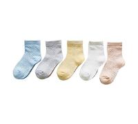 5 Pairs Pack Boys Girls Ankle Socks Junior Thermal Warm Kids Fluffy Athletic School Toddler Winter Children Stretchy Sock Infant Cartoon Set Breathable Footwear for Babies Toddlers Soft Summer Autumn