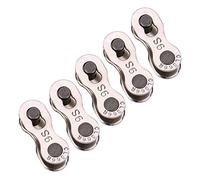 5 Pairs Quick Release Chain Bicycle Speed Link Joints Reusable Quick Bicycle Chain Connector Metal Connector for 8/7/6, 9, 10 Speed Chain
