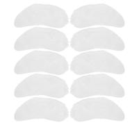 5 Pairs Santa Claus Fake White Eyebrows, Cosplay Accessory | Cotton Facial Hair with Secure Adhesion, Suitable for Group Costumes, Santa Performers, Cosplay Events and Holiday Occasions
