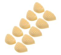 5 Pairs Shoe Toe Filler Pads for Sneakers and High Heels, Beige | PU Foam, Secure Fit and Lightweight Comfort, Reusable Pads that Maintain Original Shape