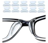 5 Pairs Silicone Nose Pads for Eyeglasses, 2.5mm Anti-Slip Soft Glasses Cushions Sticker for Sunglass Spectacles (Transparent)