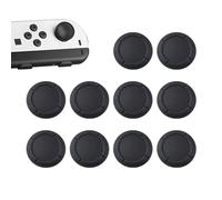 5 Pairs Silicone Thumb Grip Caps for Nintendo Switch Joy-Con | Anti-Slip, Enhanced Comfort & Control | Easy Install, Durable Black Joystick Covers | Improve Gaming Performance