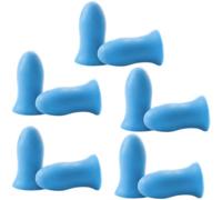 5 Pairs Ultra Soft Foam Ear Plugs for Sleep - Streamline arc Design, 36dB Highest NRR, Comfortable Ear Plugs for Snoring, Travel, Concerts, Studying, Loud Noise, Work - Blue