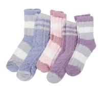 5 Pairs Women Fluffy Socks Slipper Soft Fuzzy Bed Socks Winter Warm Cozy Sock for Ladies