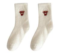 5 Pairs Women's Fuzzy Socks Highland Cow Socks Soft Fluffy Thermal Winter Slipper Sock Cute Cozy Sleeping Holiday Gifts for Christmas Home Coquette Stuff