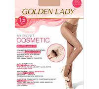 5 Pairs Women's Tights Golden Lady Veiled With French Knickers & Legs Effect
