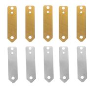 5 Pairs Zinc Sheet Copper Sheet Electroplating Experimental Gasket Electrode Strip Plating Machine Anode Zinc Strip Baubles Electroplated Plate Fruit