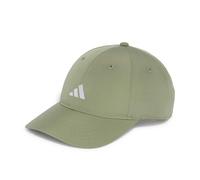 adidas Unisex Running Essential Climacool 6 Panel Baseball Hat, Tent Green/Reflective Silver, M-L
