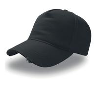 Atlantis Cargo Weathered Visor 5 Panel Cap - Black - OS