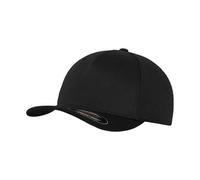 5 Panel Cap Flexfit Black One Size