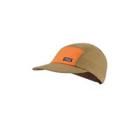 Rab Vista 5 Panel Cap - Lightweight Breathable Hat for Trail Running & Hiking - Oak/Dark Melba - One Size