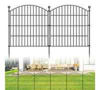 5 Panel No Dig Decorative Garden Fence 24" H x 10'L Outdoor Dog Barrier