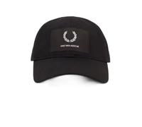 5 Panel Twill Cap Fred Perry Classic Noir TU