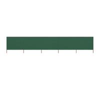 5-panel Wind Screen Fabric 600x160 cm Green