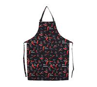 5 Patterns Womens Mens Practical Kitchen Restaurant,Chef Cooking Aprons Dress with Pockets,Cooking Kitchen Aprons(5 Chilli)