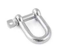 5 pc/s Galvanised steel D-shackle for rope 5mm for rope/chain