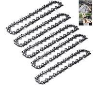5-PCAK Mini Chainsaw Chain, 4 Inch 1/4" LP .043 Gauge 28 Drive Link Replacement Chains for Mini Chain Saw 13CM Bar