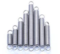 5 Pcs 0.5x3x15-120mm 304 Stainless Steel Extension Tension Spring