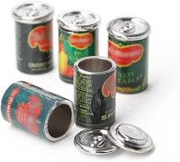 5 Pcs 1/12 Miniature Food Cans Dollhouse Kitchen Accessories, Dollhouse Accessories, Dollhouse Decor