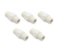 5 PCS 1/2" to 1/2" Male Nylon Pipe Connect Quick Fitting for RO System Water Filter