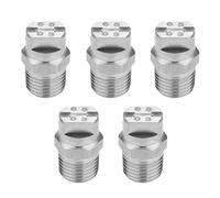 5 PCS 1/4 High Pressure Washer Spray Fan Nozzle Tip Stainless Steel Nozzle for Car Washing Machines