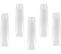 5 Pcs 1 oz Travel Bottles Empty Refillable Toothpaste Tubes Containers Small Mini Size Squeeze Dispensers, Refillable Containers, Refillable Cosmetic Pump Dispensers