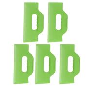 5 Pcs 10 Inch Putty Spatulas Flexible Plastic Paint Scraper Set for Drywall Spackling Patching Painting