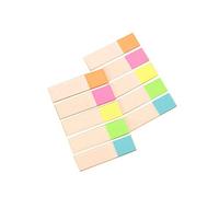 5 Pcs 100 Sheets Index Flags Tabs Colored Fluorescent Sticky Notes Writable Tabs For Page Marker - 5 ColorProfessional Processed