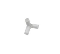 5 Pcs 12mm PVC Straight Elbow Cross Connector Joint 60 90 120 135 Degree Tee Connector PVC Pipe Fitting DIY Tent Fixed Fittings(White-06)