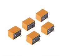 5 Pcs 12V HK4100F-DC12V-SHG 6 Pins 3A 250V AC 30V For 継電器 リレー モジュール リレーモジュール ボード 置換 チャネル コンピューター 制御システム 電源 大電流 チャンネル 部品 端末 高低レベル トリガー 開発ボード フォトカプラ付き パワー コイル PCパーツ 防水 自動車 産業