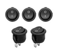 5 Pcs 12v Toggle Rocker Switch, High-Performance Switches for Car, Boat, Household Applications