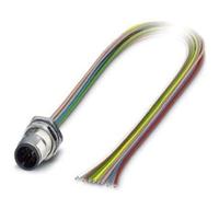 5 pcs - 1551914 Phoenix Contact Circular Connector, 8 Contacts, Panel Mount, M12
