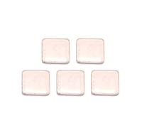 5 Pcs 15mmx15mm 0.3mm-2.0mm PC GPU CPU Heatsink Copper Cooling Thermal Pads For Laptop IC Chipset Radiator Cpu GPU Cooler Heatsink Copper