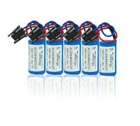 5 PCS 1756-BA1 3V 1200mAh PLC Battery Non-Rechargeable for Allen Bradley Replacemen Battery