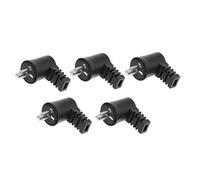 5 Pcs 2 Pin Din HiFi Speaker Plug Cable O Screw Solder Connector