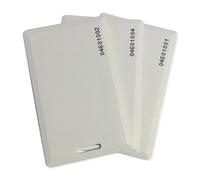 5 pcs 26 Bit Proximity Clamshell Weigand Prox Swipe Cards Compatable with ISOProx 1386 1326 H10301 format readers and systems. Works with the vast majority of Keyless entry access control systems