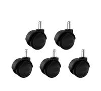5 Pcs 2Inch Black Office Chair Wheels 200KG HeavyDuty Grey Caster Universal Replacement for Computer Chairs Smooth Rolling Durable and Sturdy