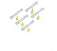 5 PCS 2m K-Type Probe for TM902C, TES1310, TM6801-50°C to 400°C Fiberglass Thermocouple Sensor with 78.74 in Cable for Indust