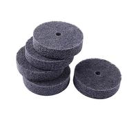 5 Pcs 3'' Fiber Buffing Wheel - 3/8'' Arbor Hole Replacement Fiber Buffing Polishing Wheels for Bench Buffer/Bench Grinder