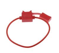 5 PCS 32V Waterproof ATC Blade Fuse Holder for Auto(Rosso,10AWG,2A)