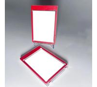 5 PCS 35PT Multi-Color Magnetic Card Holder 35PT for Trading Card for TCG for PTCG Protectors Hard Plastic Card Sleeves Display (Red - 5 PCS)