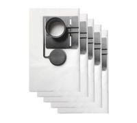 5 Pcs 452970 Replacement Filter Bags Dust Collection Bags Fit For Festool CT 22 Dust Extractor - White