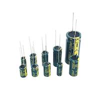 5 Pcs 47UF 100UF 220UF 330UF 470UF 680UF 1000UF 1500UF 2200UF 10V 16V 25V 50V-450V Low ESR High Frequency Aluminum Capacitor Electronic Accessories (Size : 63v680uf 5pcs)