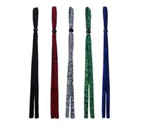 5 Pcs/5 Colors Glasses Strap - Soft Sport Eyeglasses , Adjustable, Non-Slip Eyewear Retainer Cord for Sports, Reading & Outdoor Activities,Comfortable Nylon-Cotton Blend, Universal Fit for All Glasses